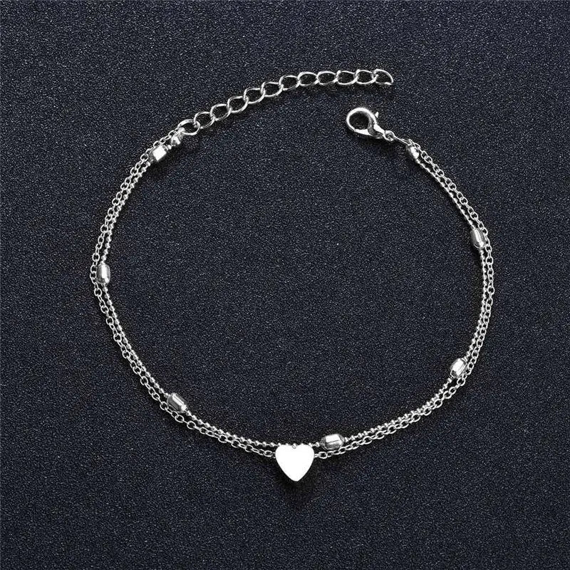 HEART ANKLE BRACELET