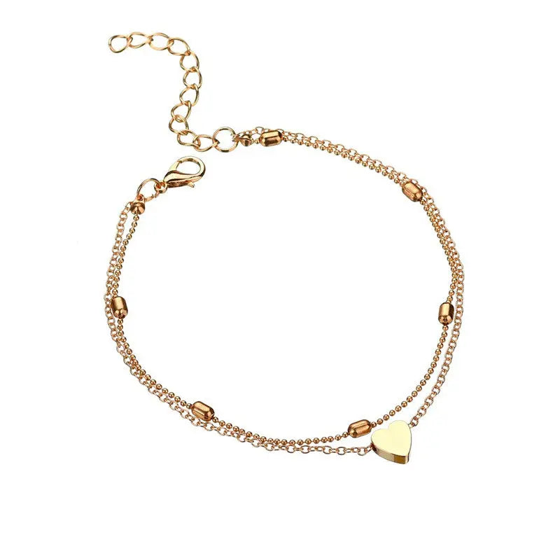 HEART ANKLE BRACELET