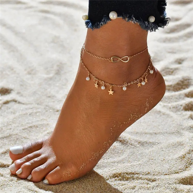HEART ANKLE BRACELET