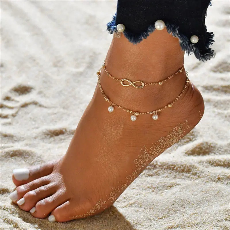 HEART ANKLE BRACELET