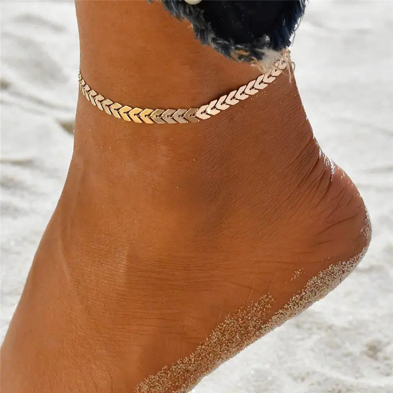 HEART ANKLE BRACELET