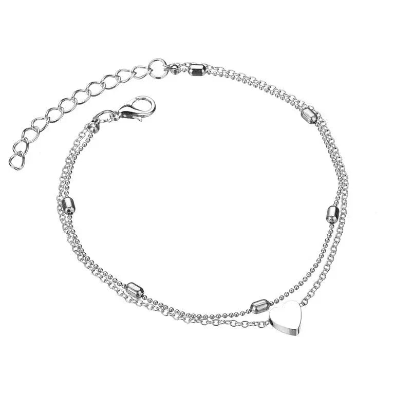 HEART ANKLE BRACELET