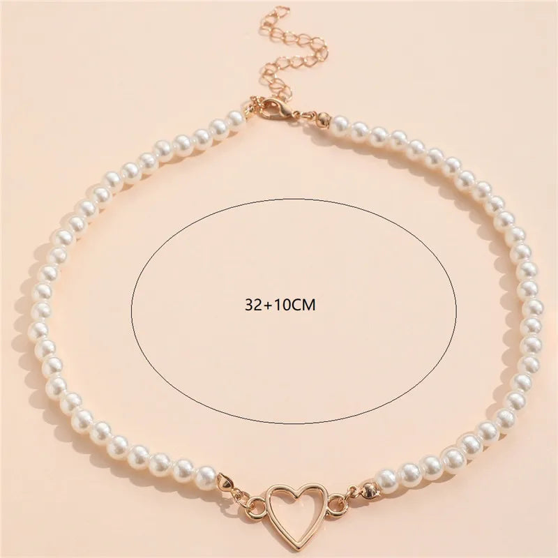 LOVE HEART CHOKER NECKLACE