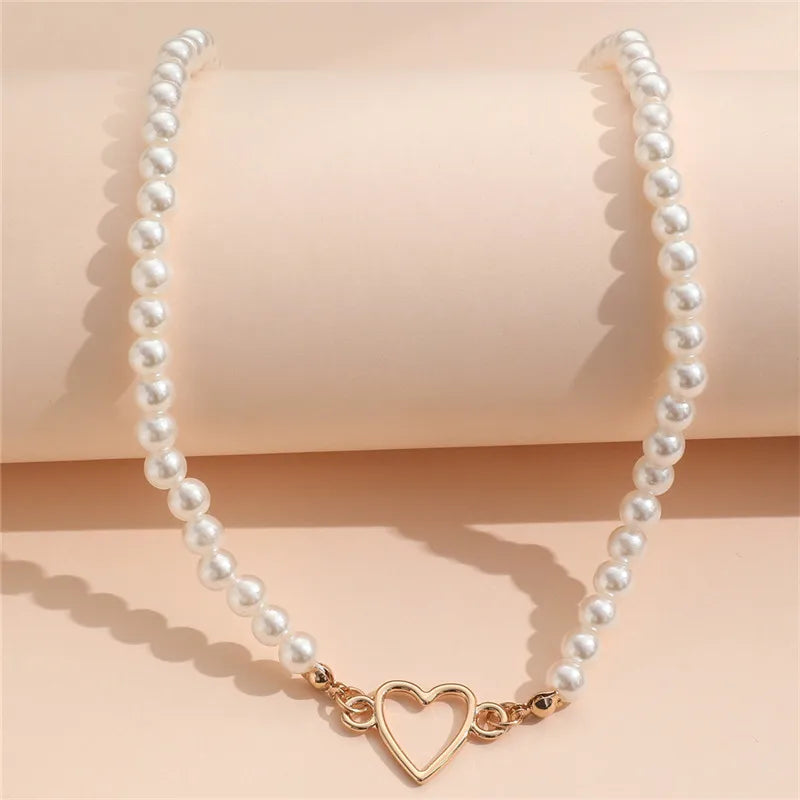 LOVE HEART CHOKER NECKLACE