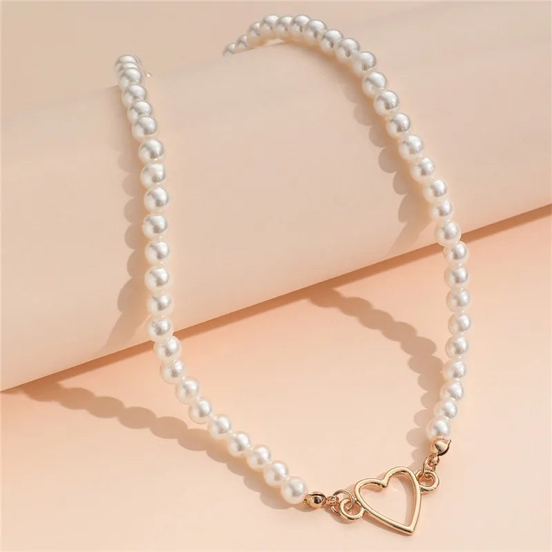 LOVE HEART CHOKER NECKLACE