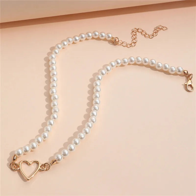 LOVE HEART CHOKER NECKLACE